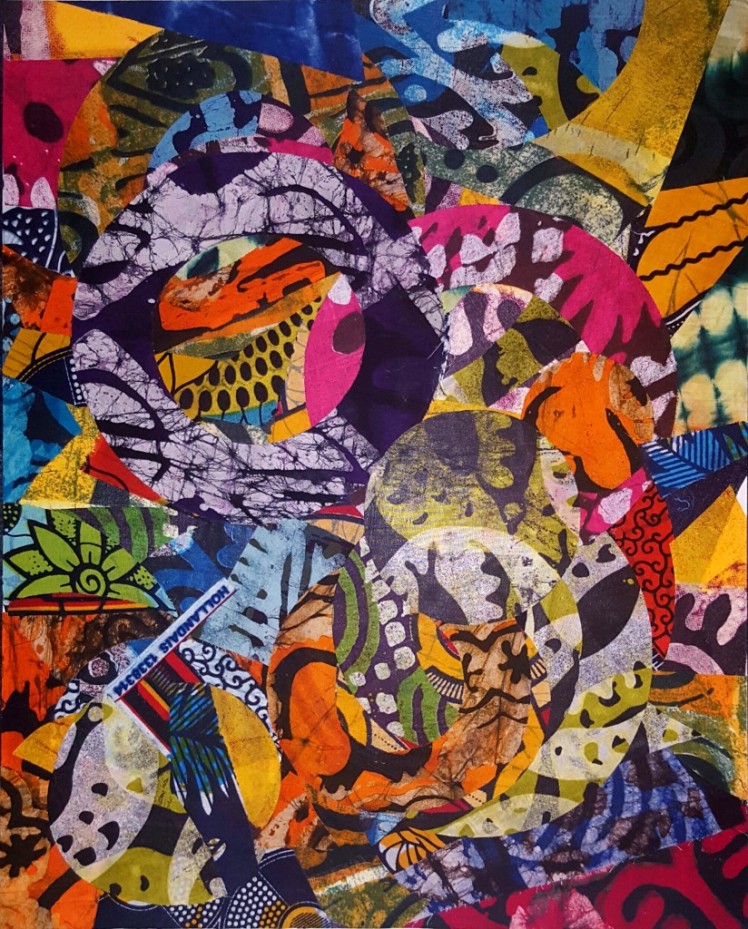 Batik fabric, African wax print